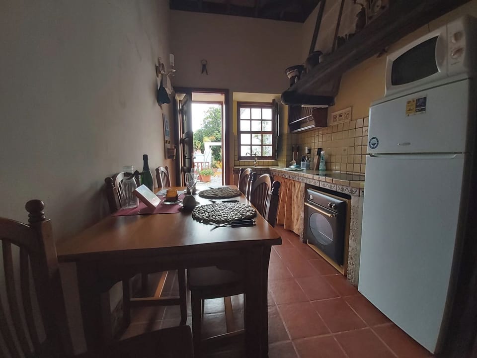 Villa | Private kitchen | Fridge, microwave, oven, stovetop