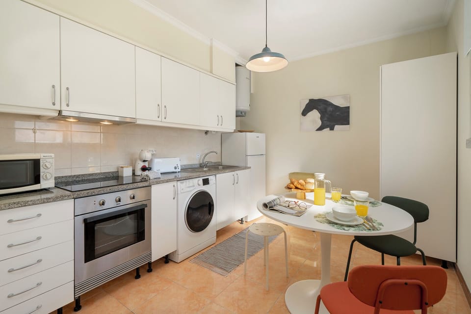 kitchen and dining area