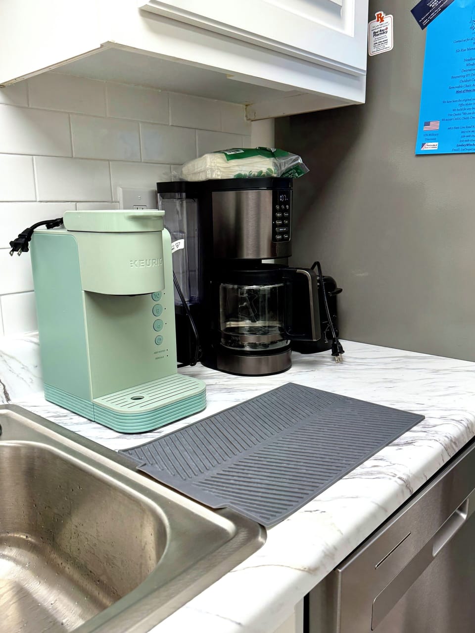 2 types of coffee makers for the coffee lover.