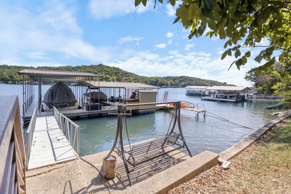 Private dock access with stunning lake views—perfect for boating adventures or simply relaxing by the water.