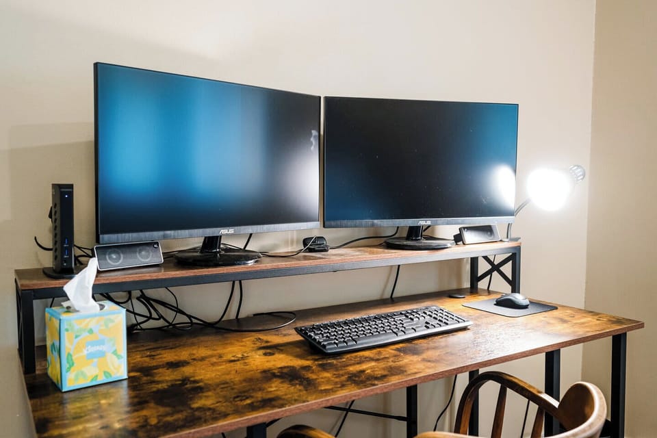 A dedicated workspace to stay focused or plan your adventures.