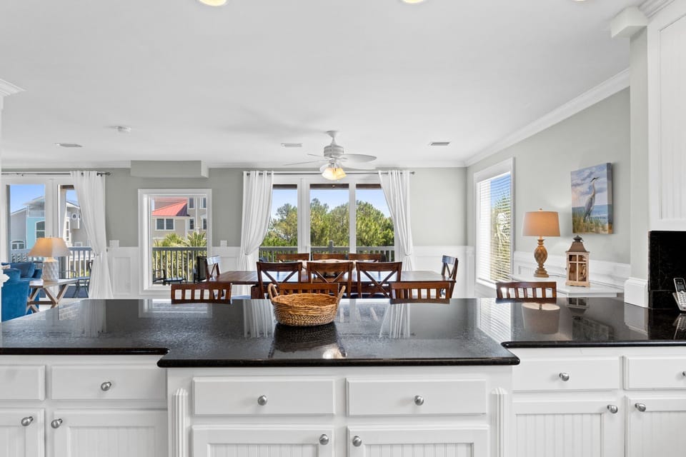 Kitchen overlooking Dining