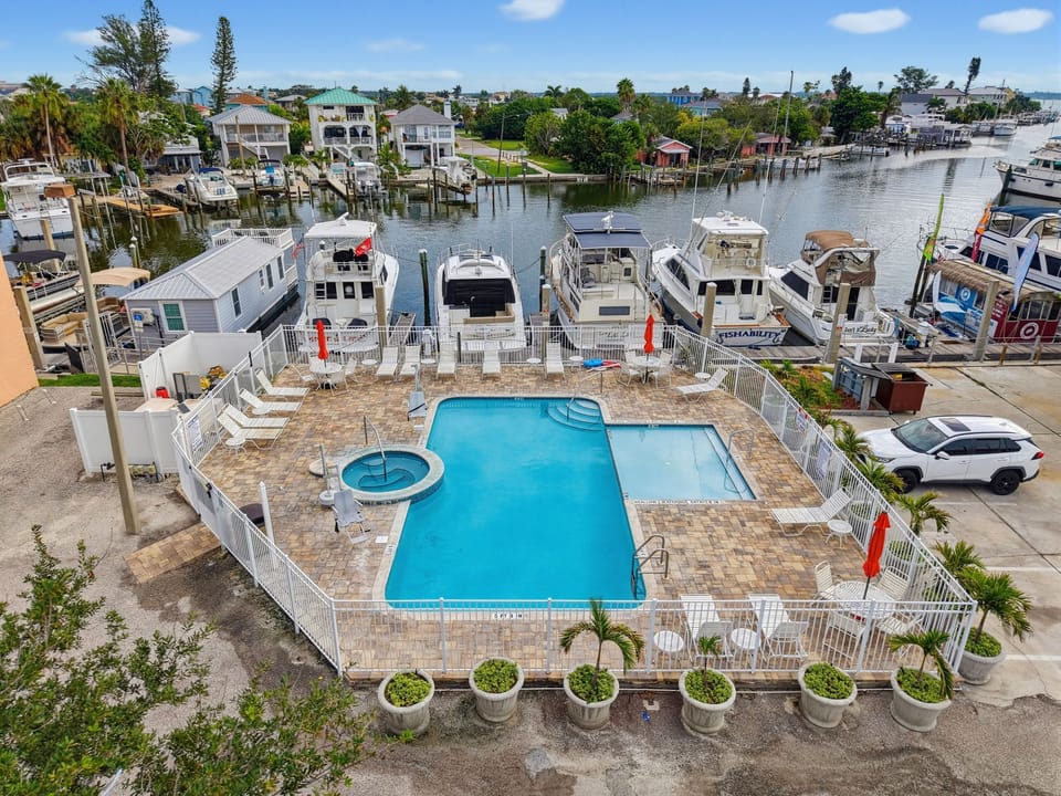 Onsite Pool Deck at Madeira Bay Resort