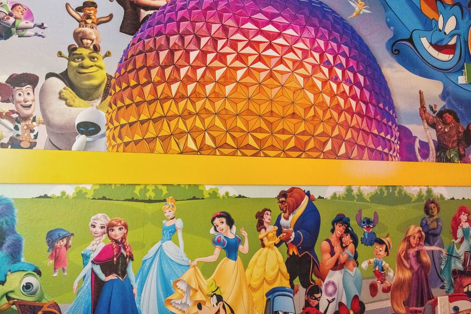 Immerse yourself in a vibrant world of beloved characters and stunning visuals, perfect for families seeking fun. Enjoy a colorful mural that blends classic and modern favorites, creating an inviting and playful atmosphere for.