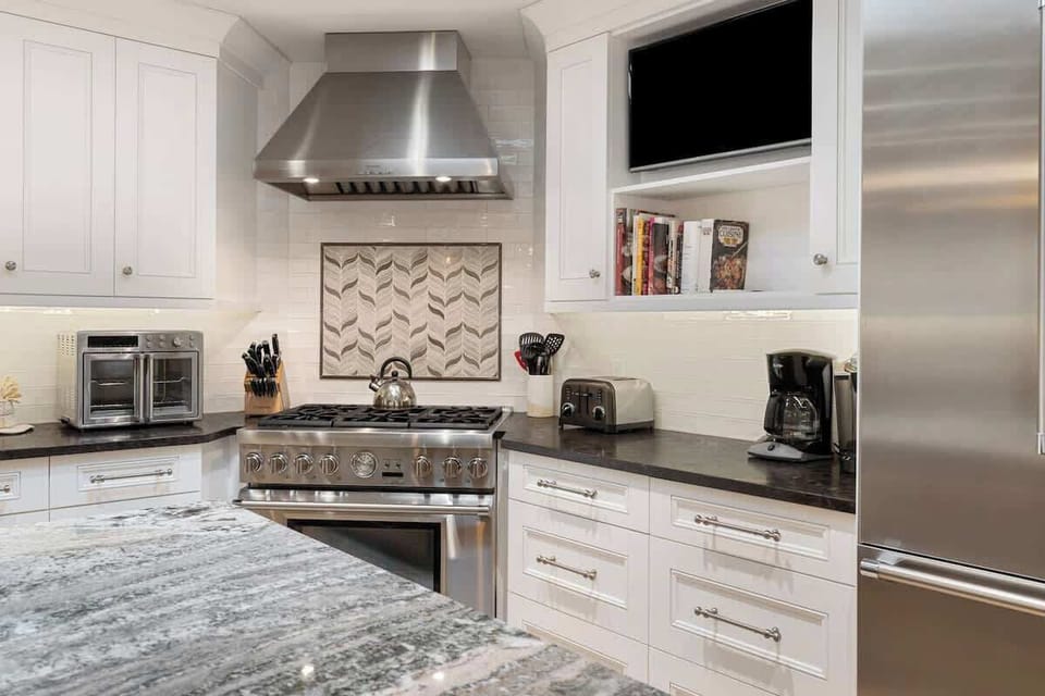 Kitchen Area with Top-of-the-Line Appliances