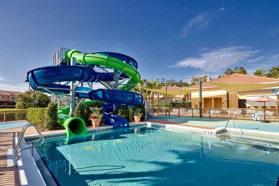 Resort waterslides