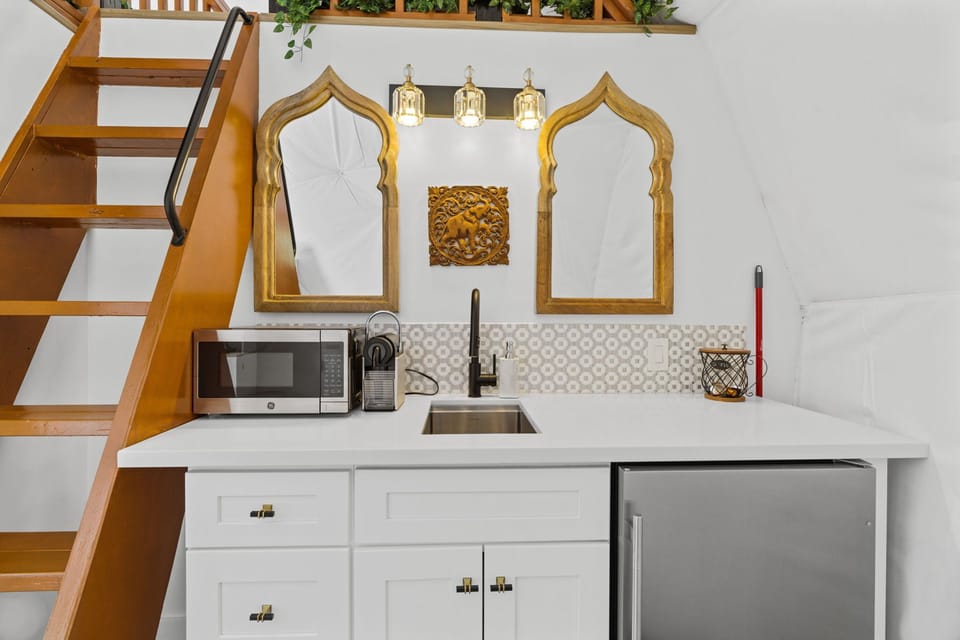 Loft entrance & kitchenette