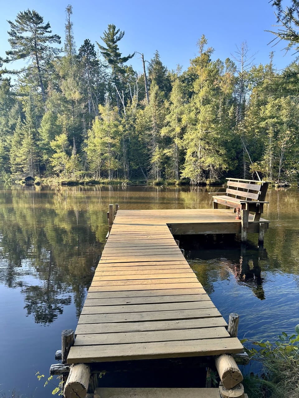 View from property dock