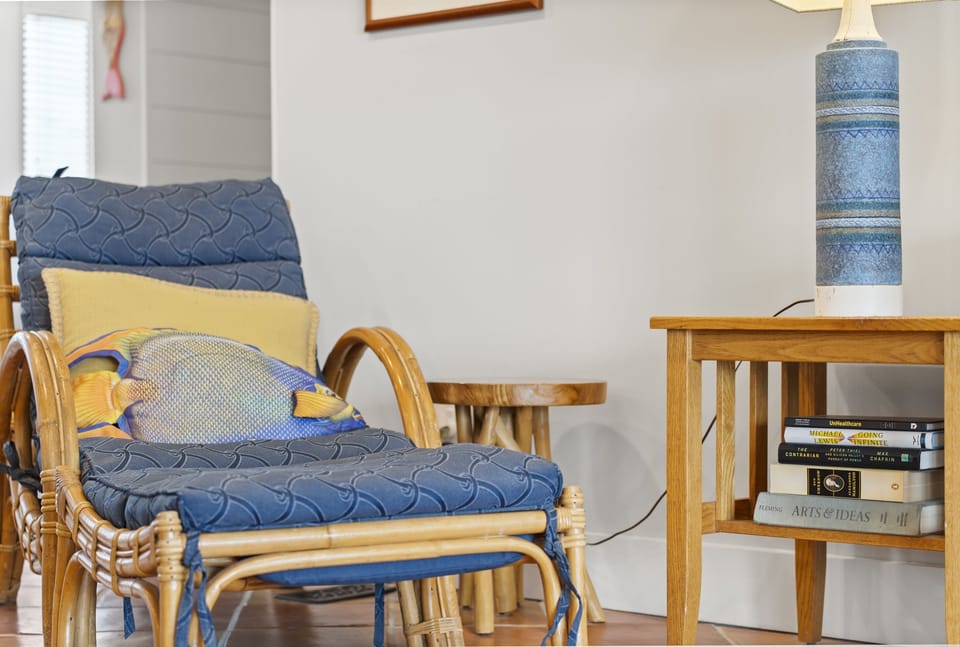 Inviting lounge chair for quiet moments and relaxation