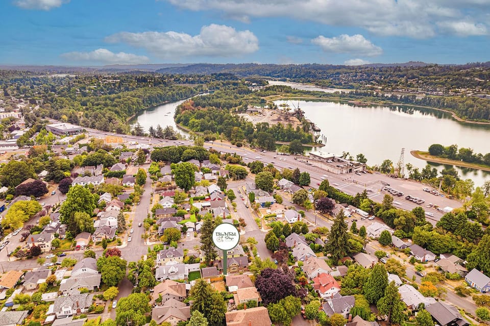 View of Portland looking south.