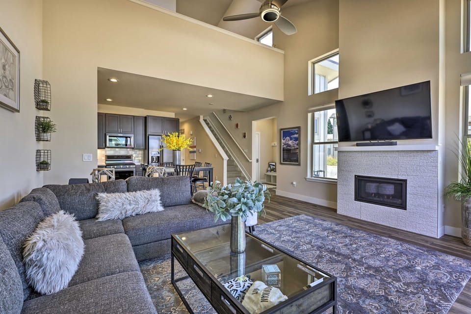 Living Room towards Dining Area and Kitchen