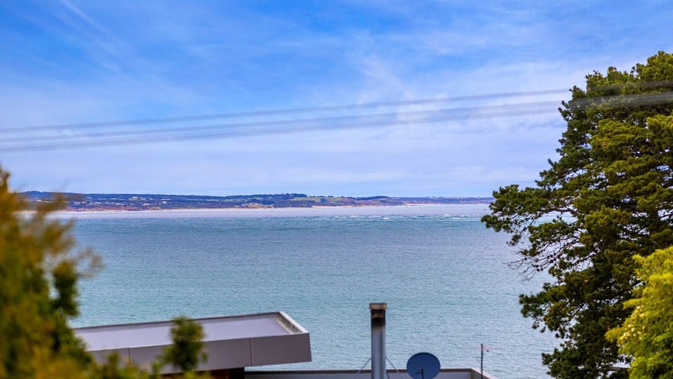View of the nearest beach 