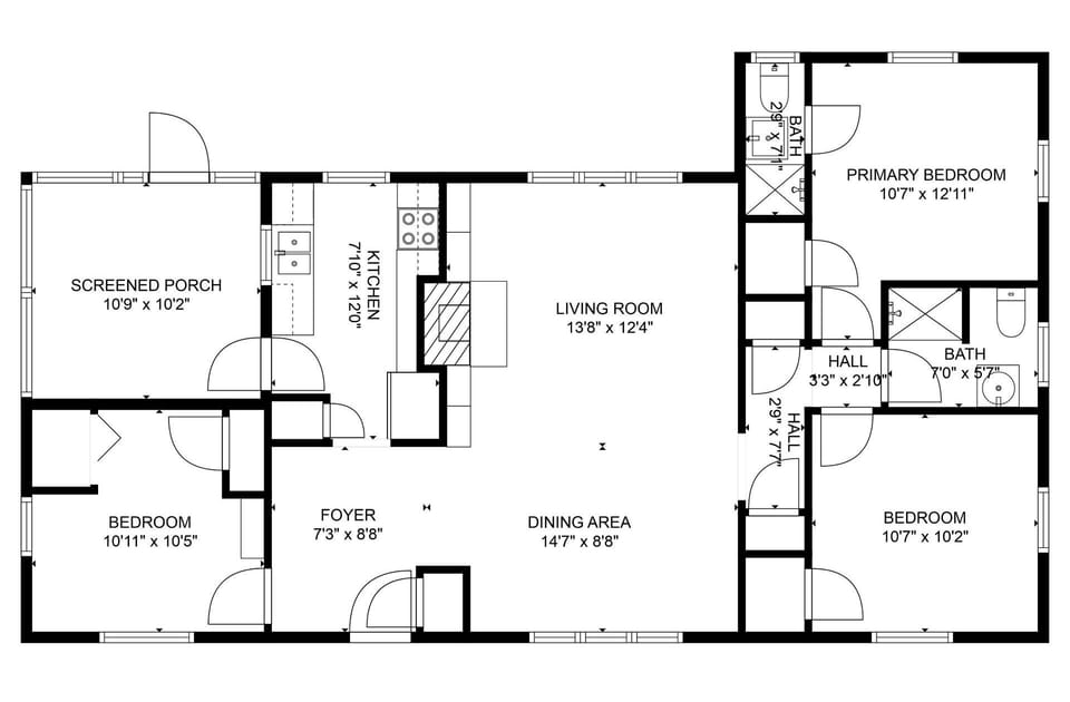 Floorplan - 78 Bucks Creek Road Chatham Cape Cod - Saltaire - NEVR