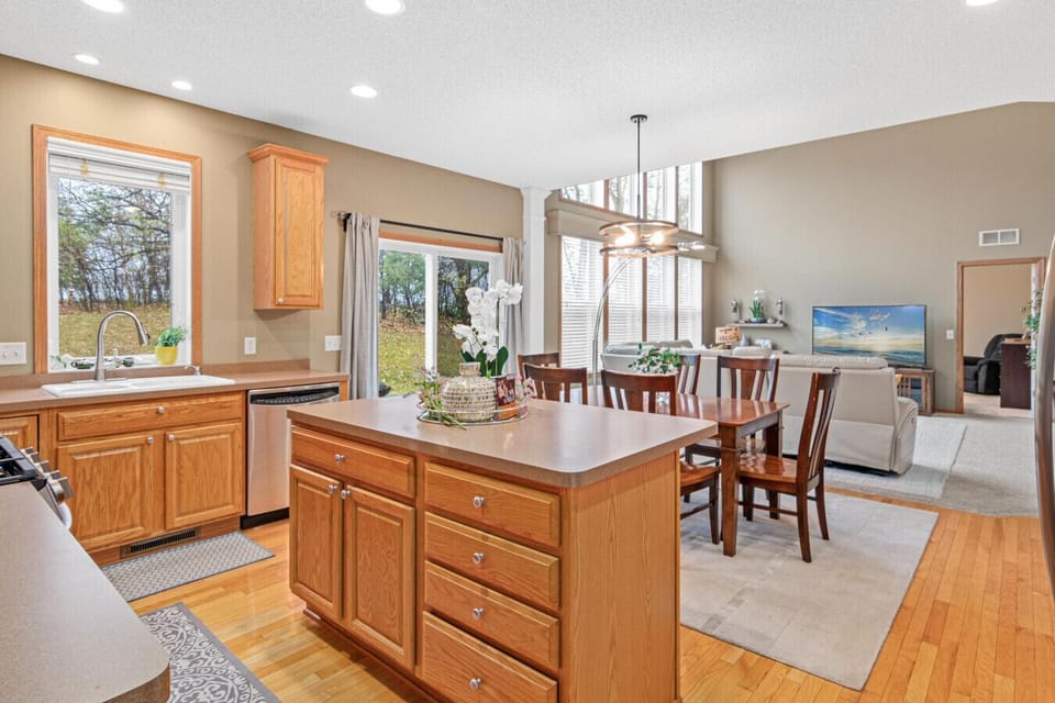The best part of Minne-Getaway: Timber Ridge is the open concept style living.