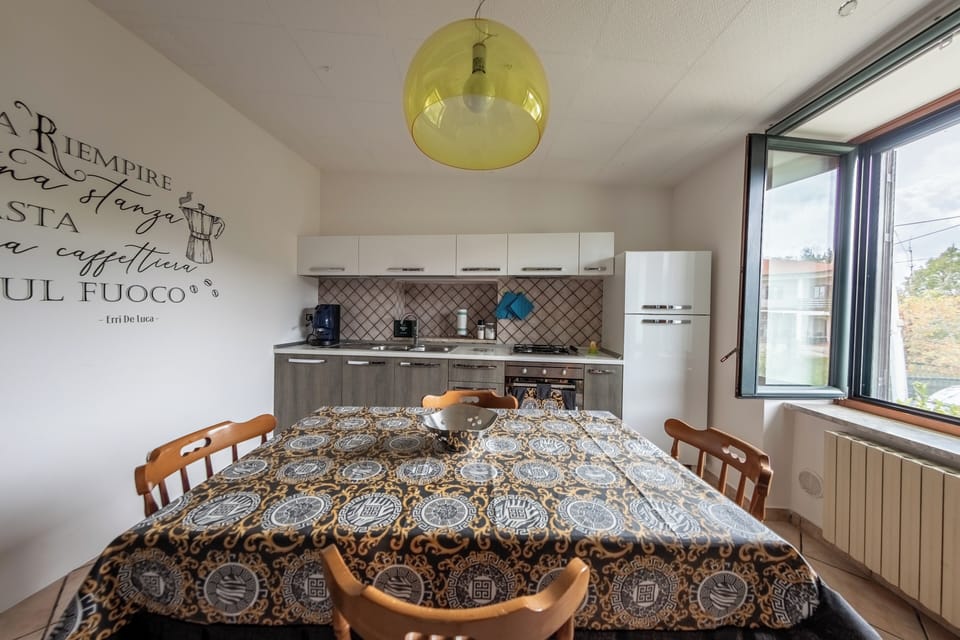 Apartment, 2 Bedrooms, Patio | Private kitchen | Fridge, oven, stovetop, electric kettle