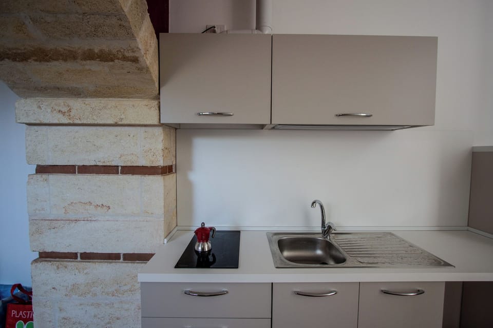 Apartment, 1 Bedroom, Terrace, Mountain View | Private kitchen | Full-size fridge, microwave, oven, stovetop