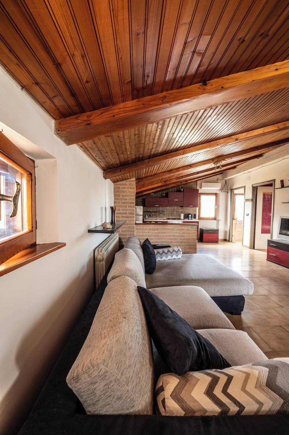 Apartment, 1 Bedroom, Balcony | Living area | Flat-screen TV