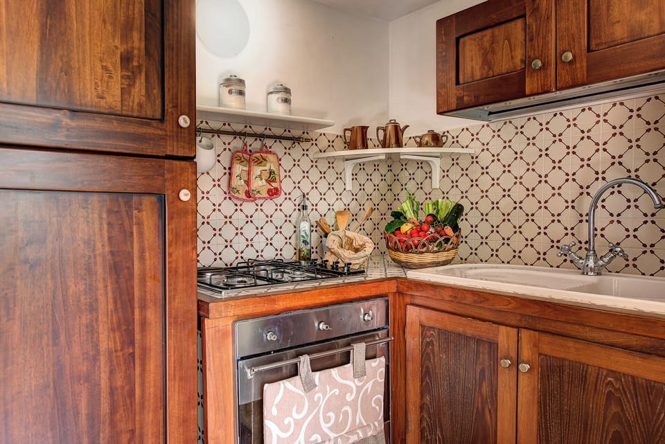 Villa, Sea View | Private kitchen | Full-size fridge, microwave, oven, stovetop