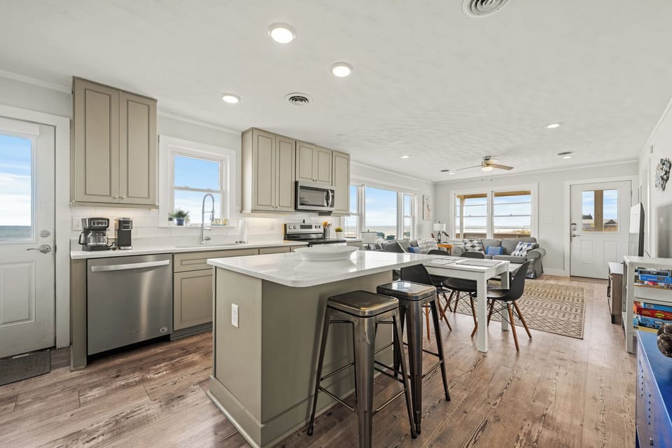 Kitchen with Ocean Views