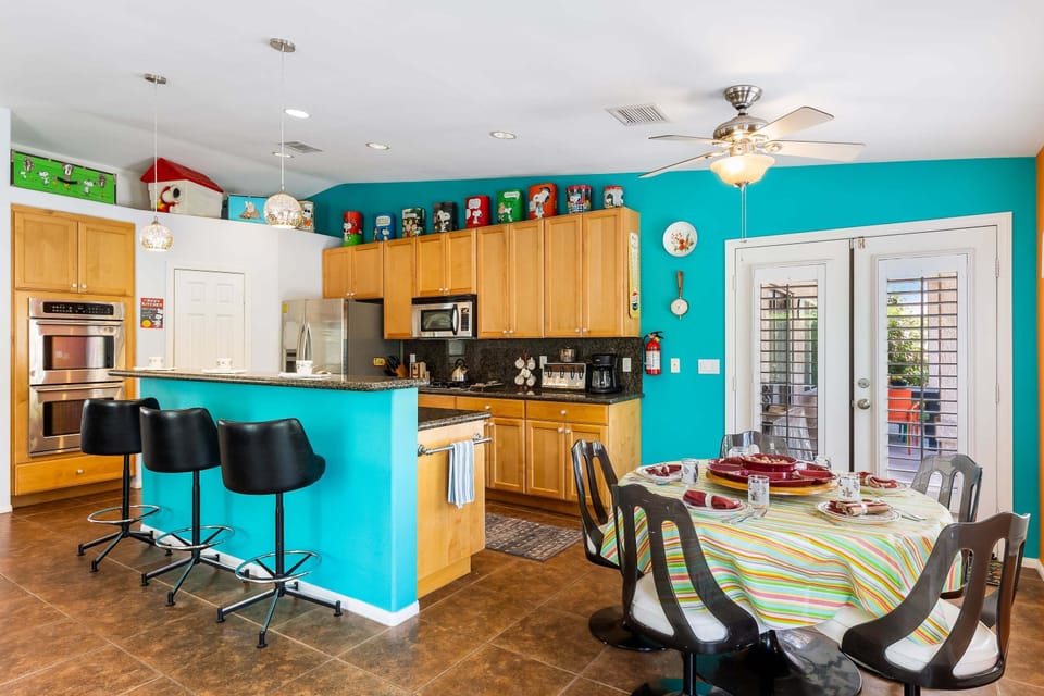 Kitchen and dining room