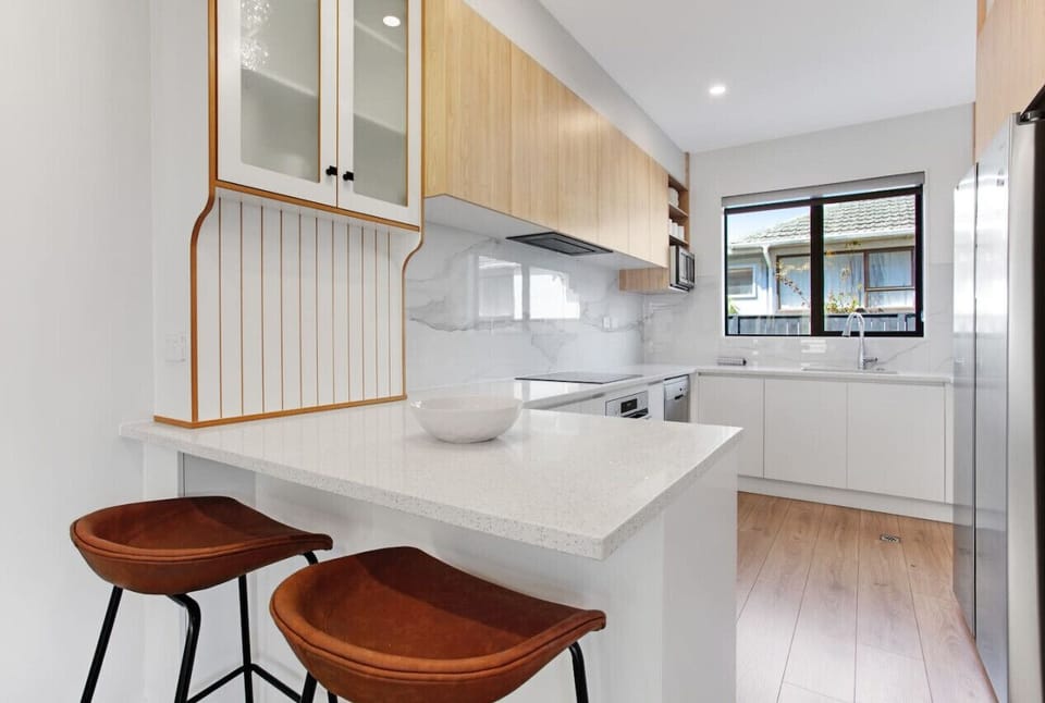 The kitchen has everything you need to create meals for the family.