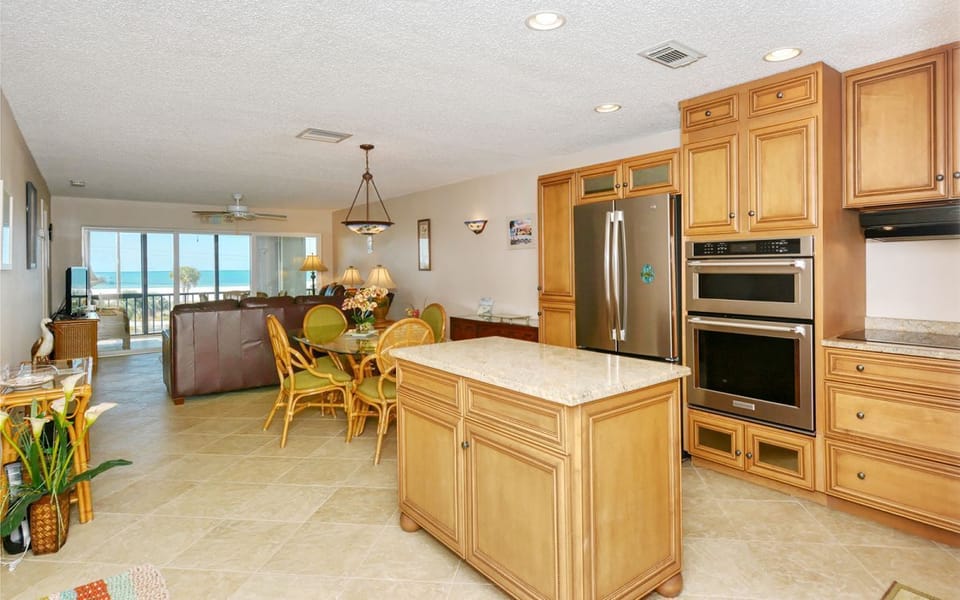 Kitchen - Updated kitchen with stainless steel appliance.