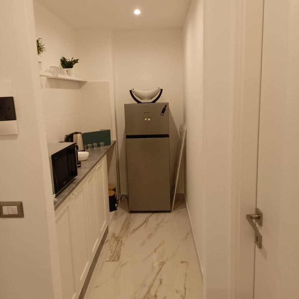 Deluxe Apartment, Balcony, City View | Private kitchen