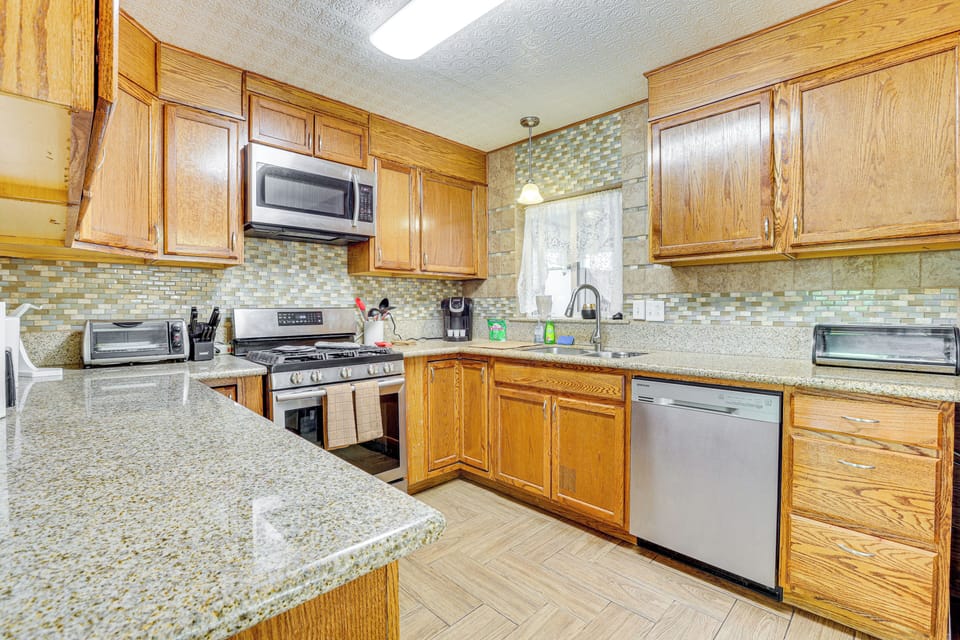 Kitchen | Dishwasher | Keurig Coffee Maker | Toaster Oven | Cooking Basics