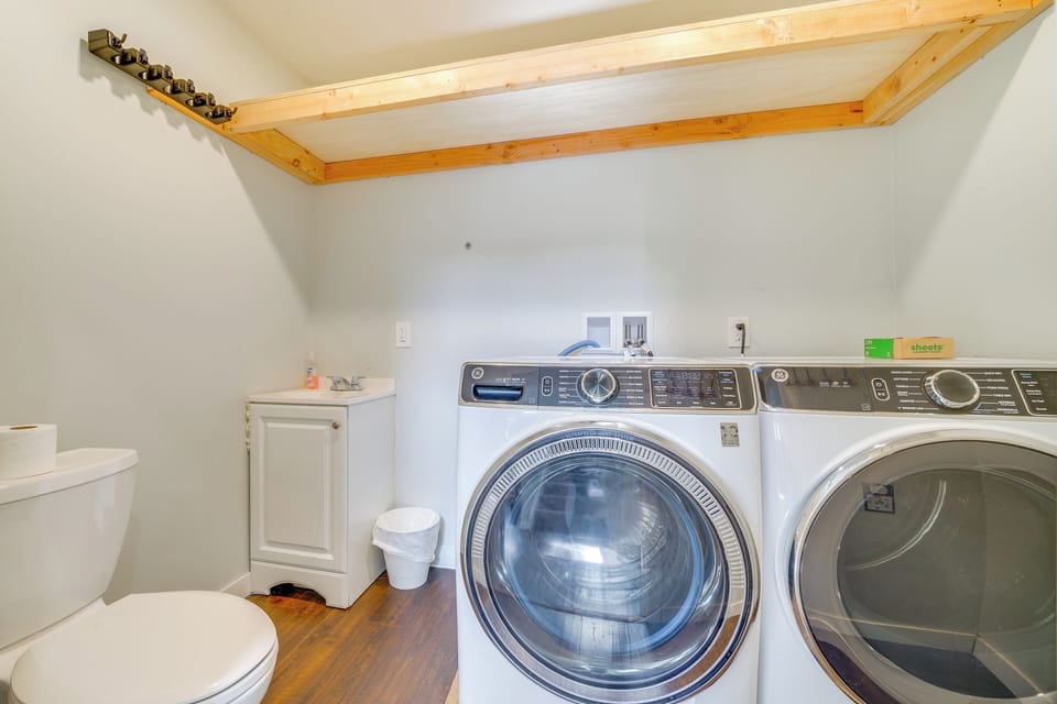 Half Bathroom | Washer & Dryer | 1st Floor