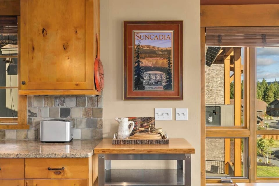 Chef's kitchen with premium appliances and all the tools needed to enjoy a home-cooked meal