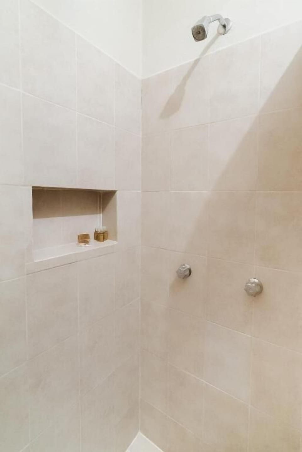 Bathtub, hair dryer, towels, soap