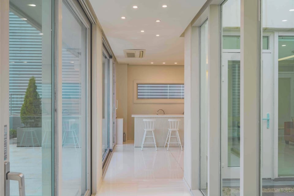 Villa, Ocean View, Beachside | Living area | 100-inch Smart TV with cable channels, Netflix, streaming services