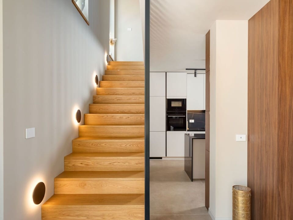 Building, Stairs, Wood, Interior Design, Floor, Flooring, House, Hardwood, Real Estate