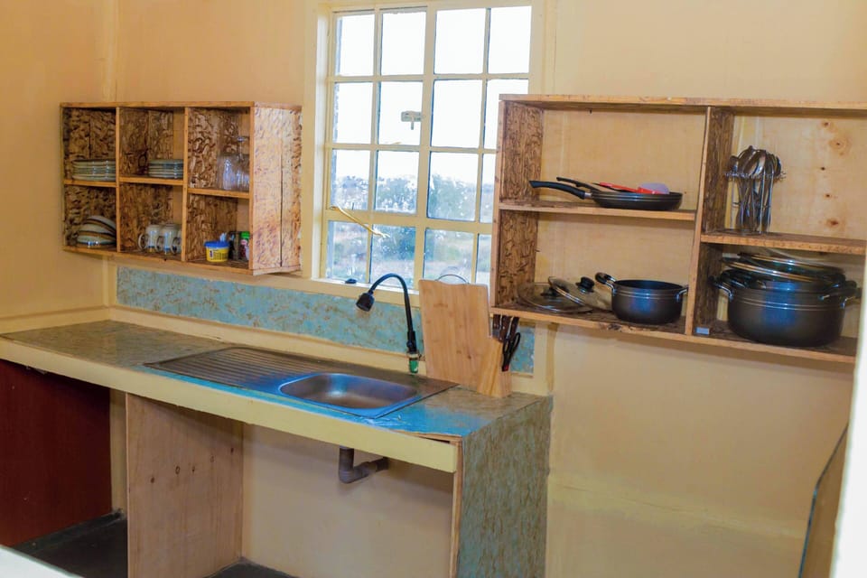 Cabin | Private kitchen | Fridge, oven, electric kettle