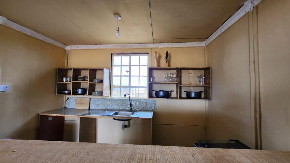 Cabin | Private kitchen | Fridge, oven, electric kettle
