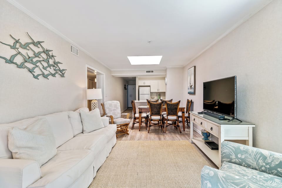 Living Room & Dining Area