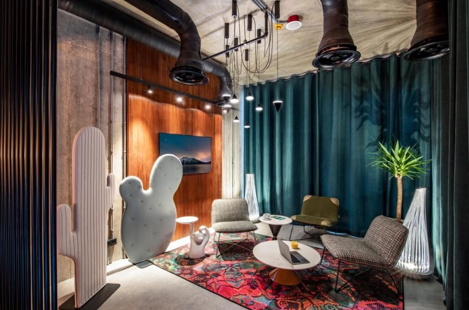 Lobby sitting area