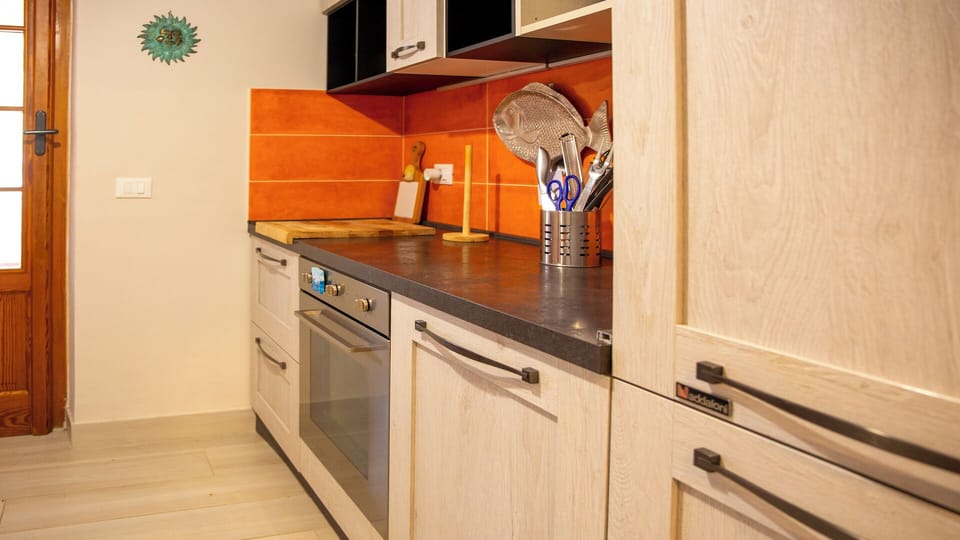 Basic Apartment, Sea View | Private kitchen
