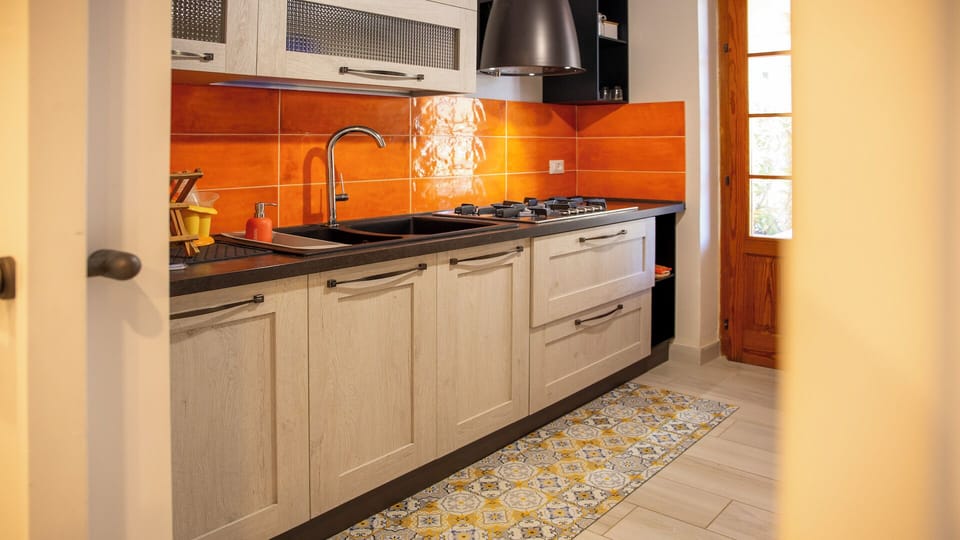 Basic Apartment, Sea View | Private kitchen