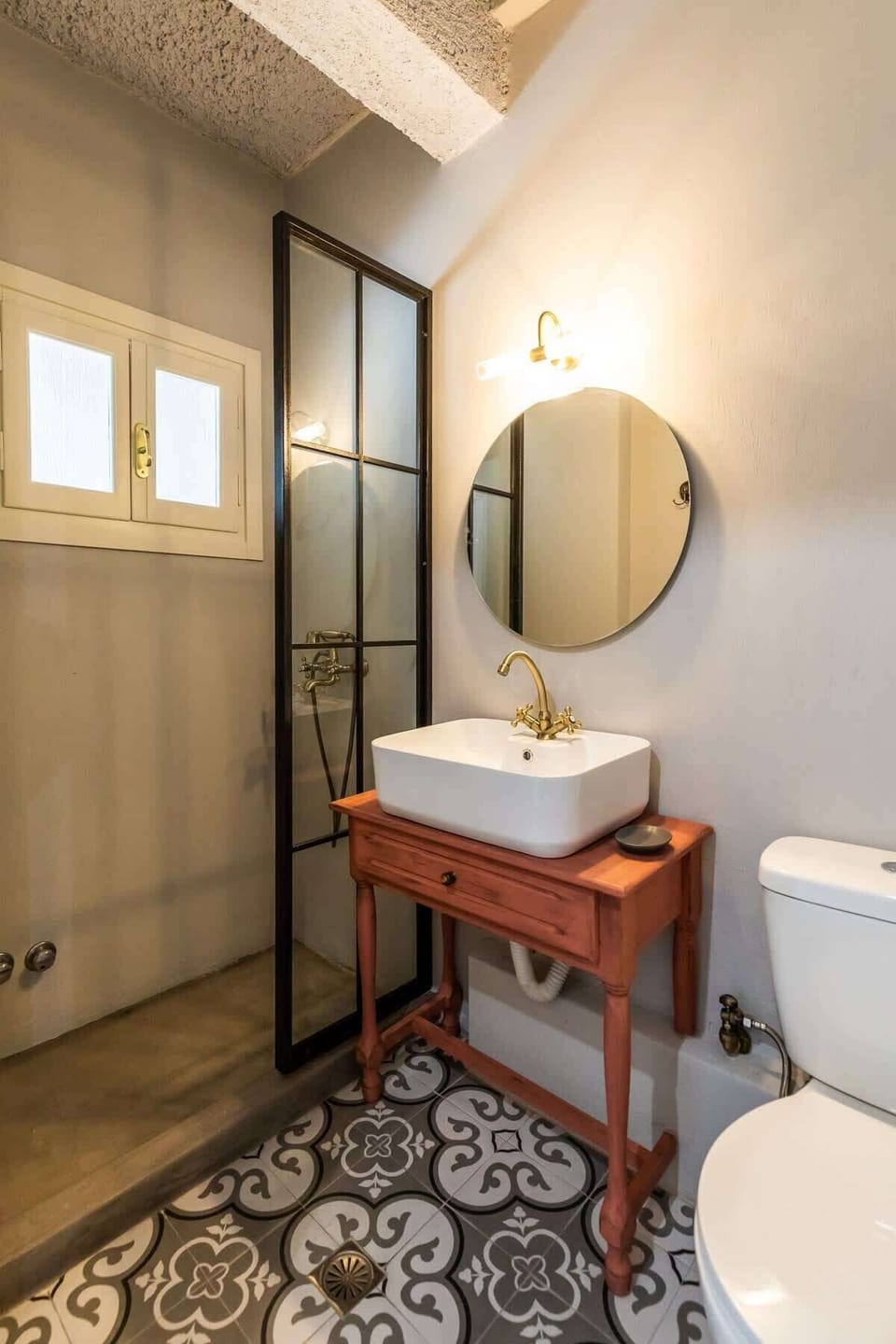 Private bathroom with shower