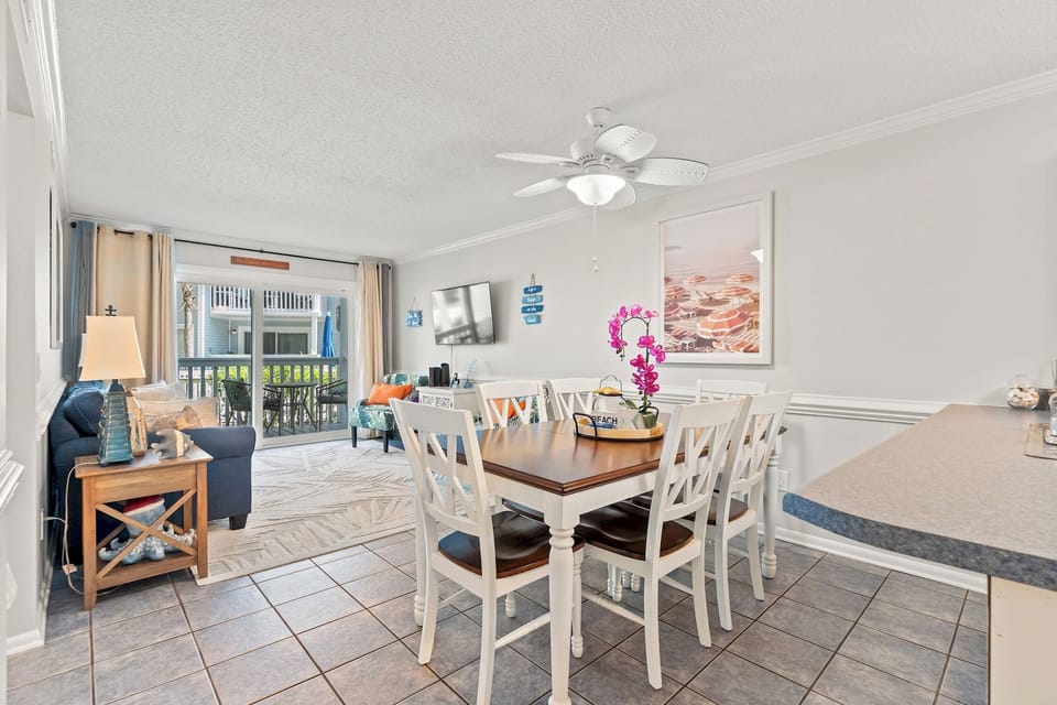 Sit together and enjoy a home cooked meal and chat about your fun-filled day!