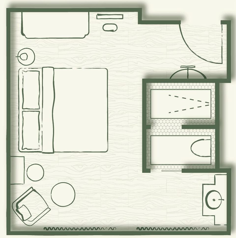 Superior King | Floor plan