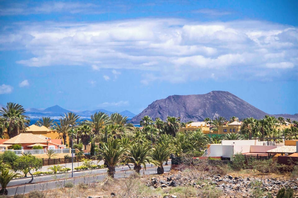 Views from the top terrace of the villa