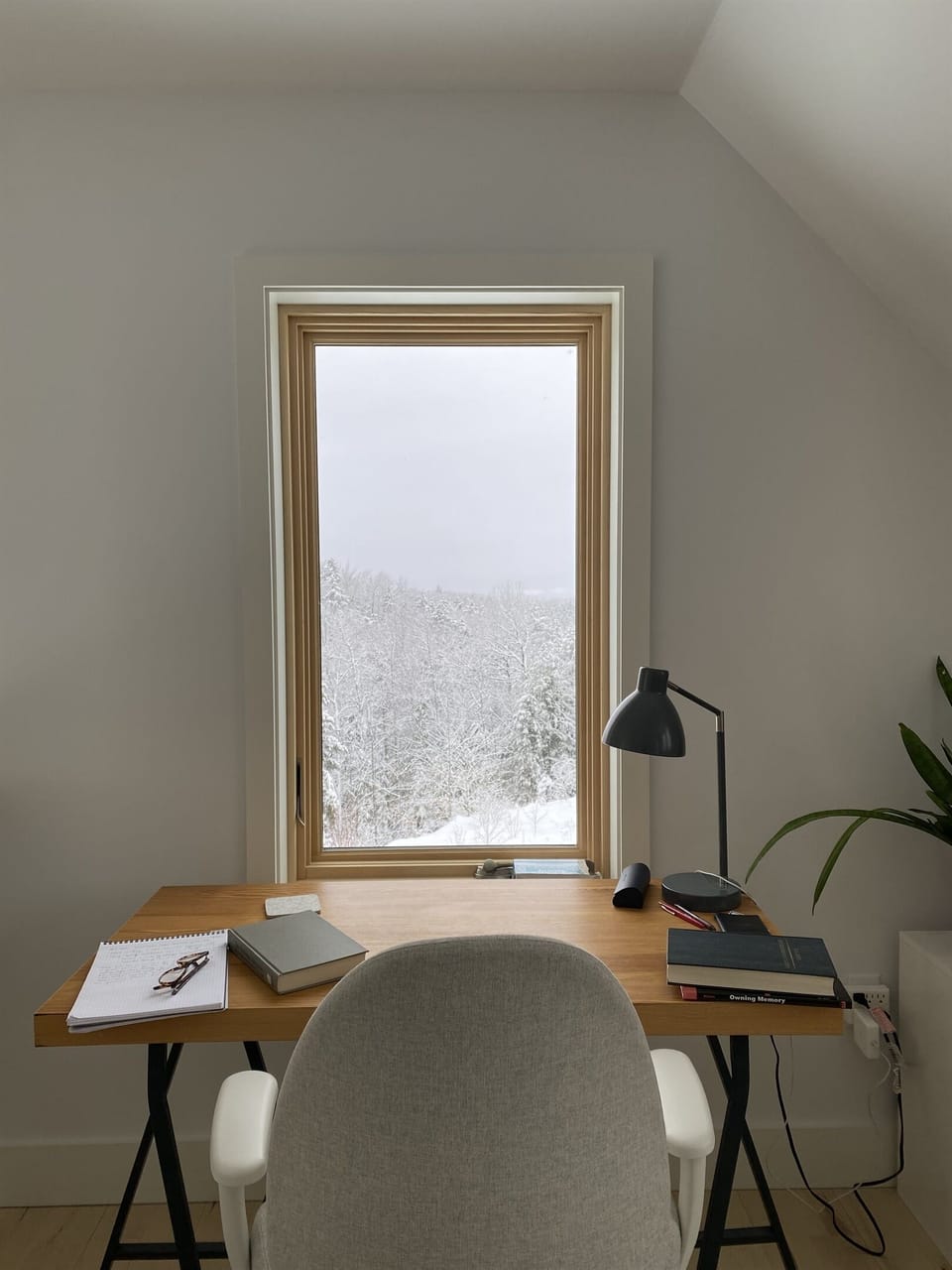 Work space with a view