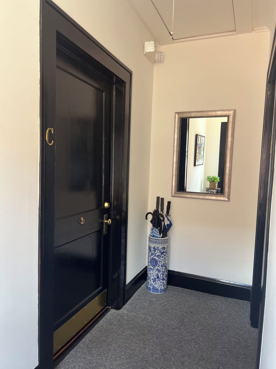 It’s the door on the left