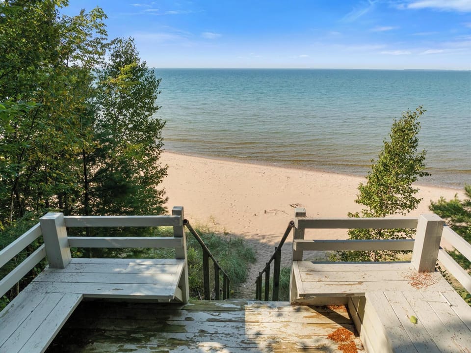 Stairs to beach