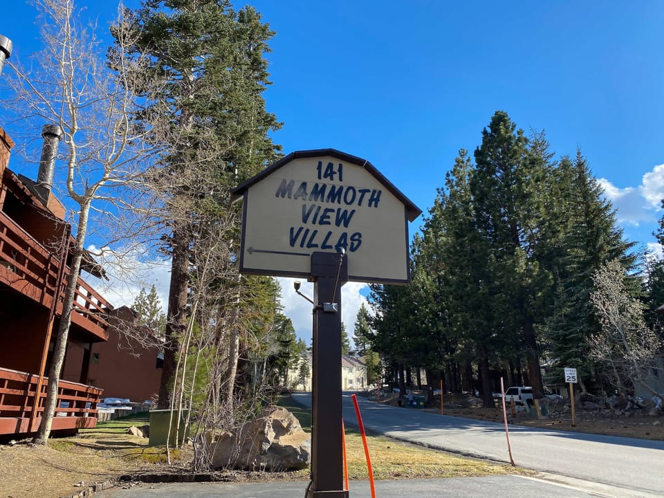 Half mile from the Village at Mammoth