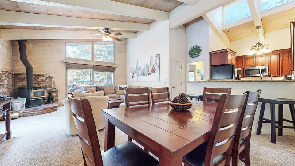 Dining table with seating for 6