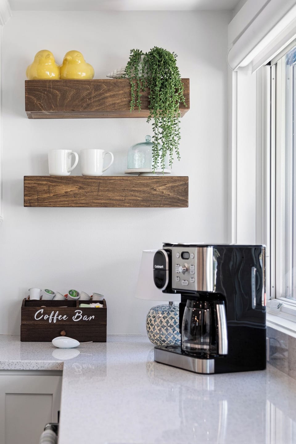Coffee Bar, coffee/tea/sugar/sweetener/cream all provided for you stay