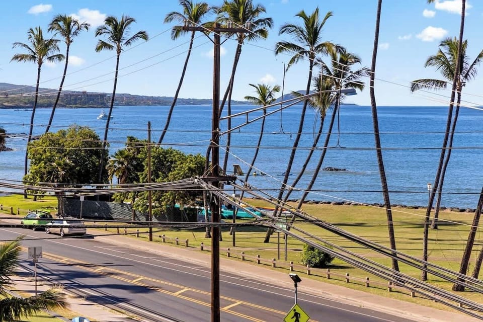 View zoomed in from private lanai
